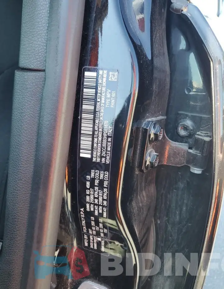 ZACCJBBB3HPG11876 Photo# 12