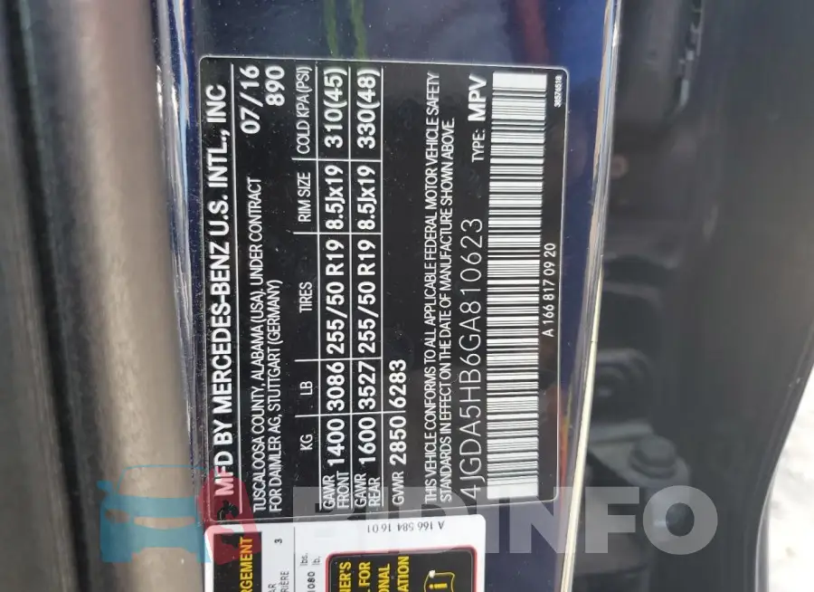 4JGDA5HB6GA810623 Photo# 13