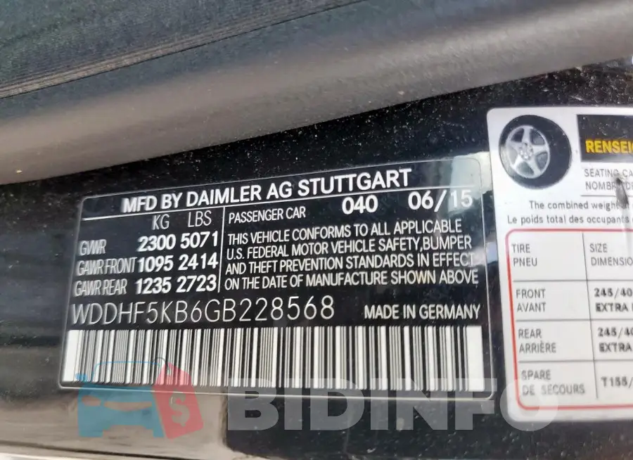 WDDHF5KB6GB228568 Photo# 12