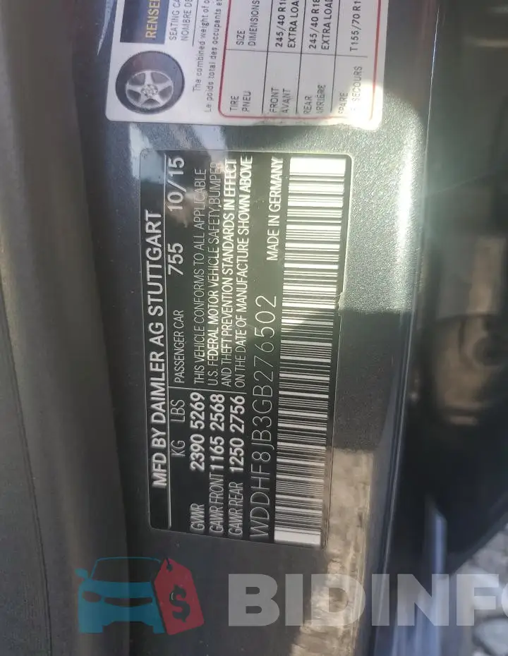 WDDHF8JB3GB276502 Photo# 12
