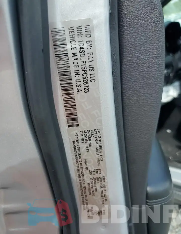 1C4SDJFT5PC626723 Photo# 13