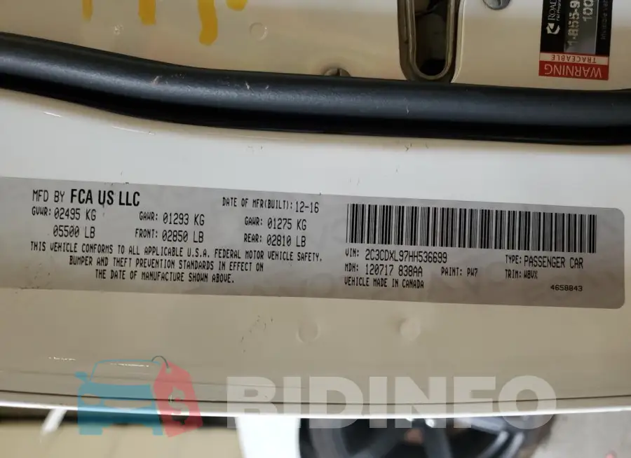 2C3CDXL97HH536699 Photo# 13