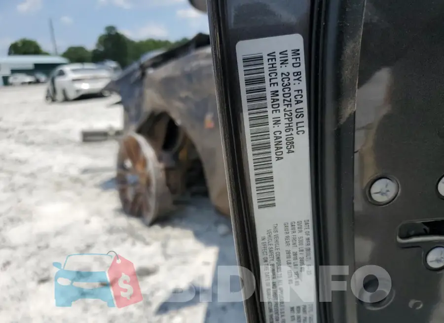 2C3CDZFJ2PH610854 Photo# 13