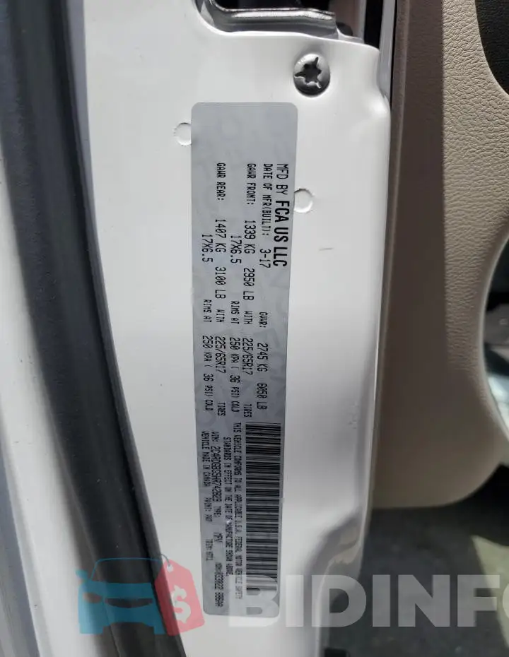 2C4RDGBG5HR742829 Photo# 13