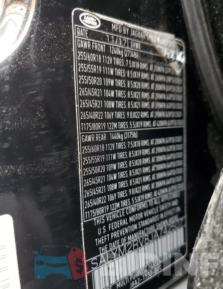 SALYM2RV8JA742507 Photo# 13