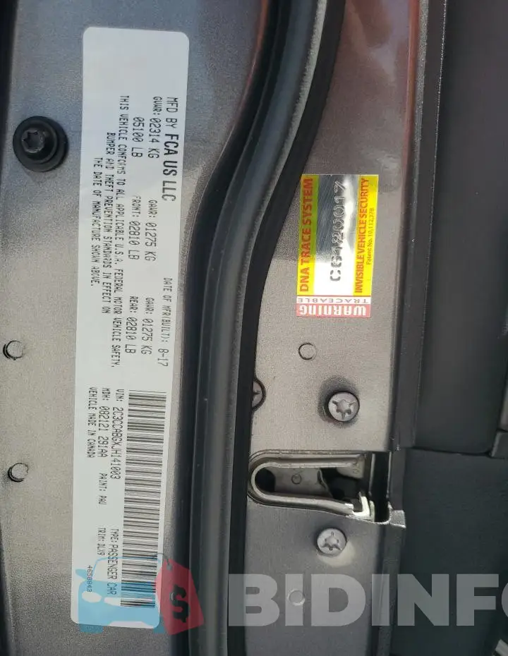 2C3CCABGXJH141003 Photo# 12