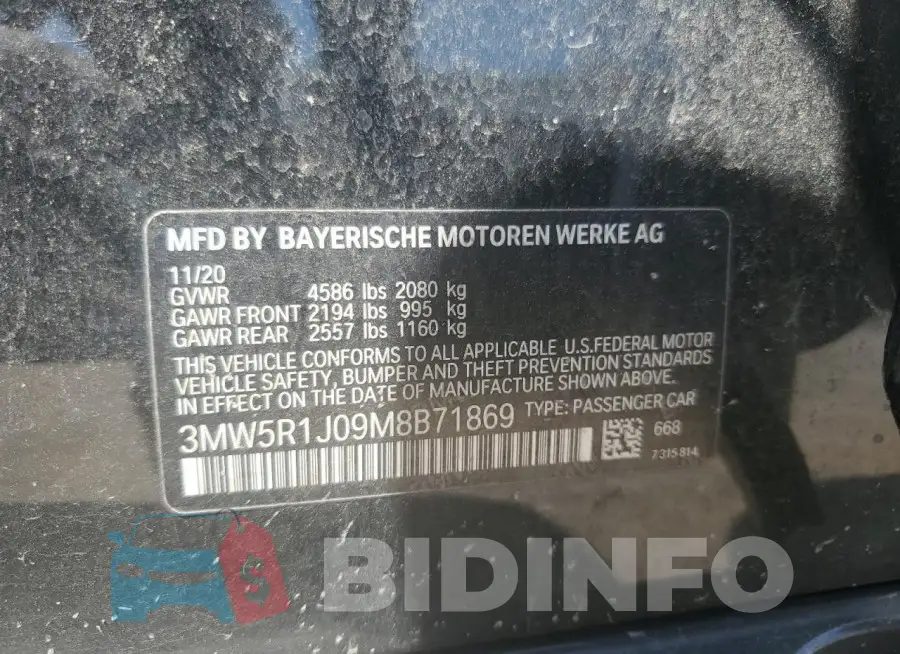 3MW5R1J09M8B71869 Photo# 12