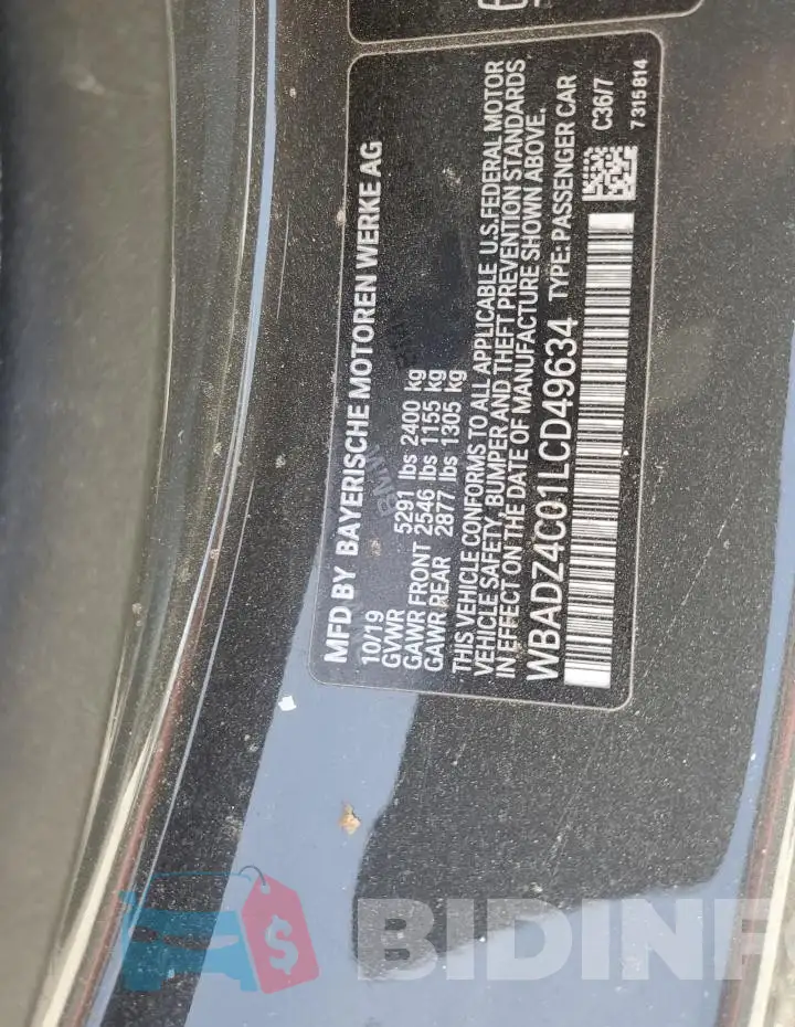 WBADZ4C01LCD49634 Photo# 12