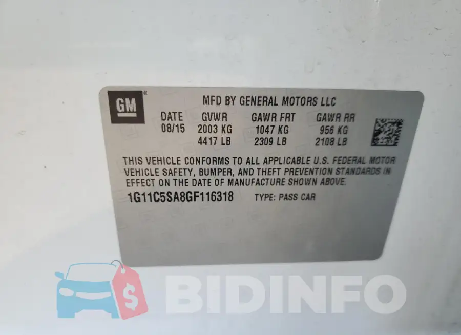 1G11C5SA8GF116318 Photo# 12