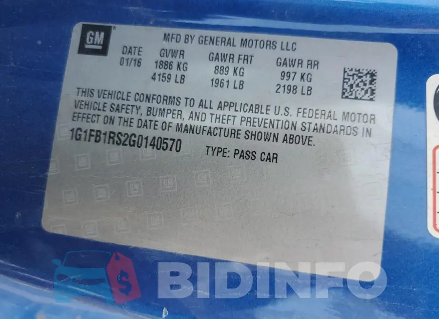 1G1FB1RS2G0140570 Photo# 12