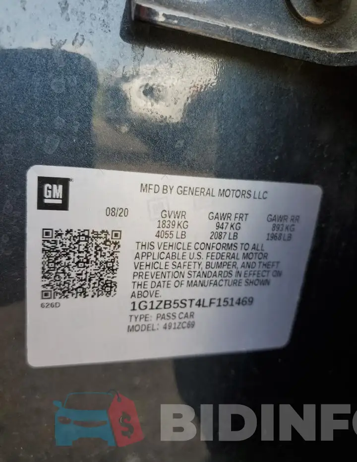 1G1ZB5ST4LF151469 Photo# 12