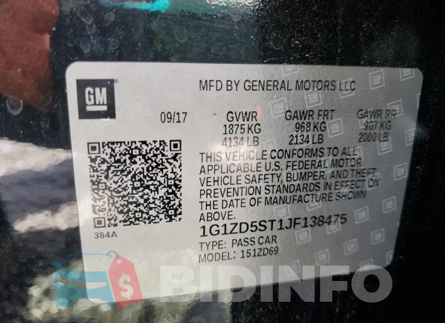 1G1ZD5ST1JF138475 Photo# 12