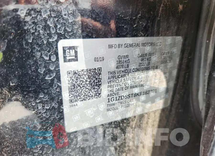 1G1ZD5ST8KF163701 Photo# 13