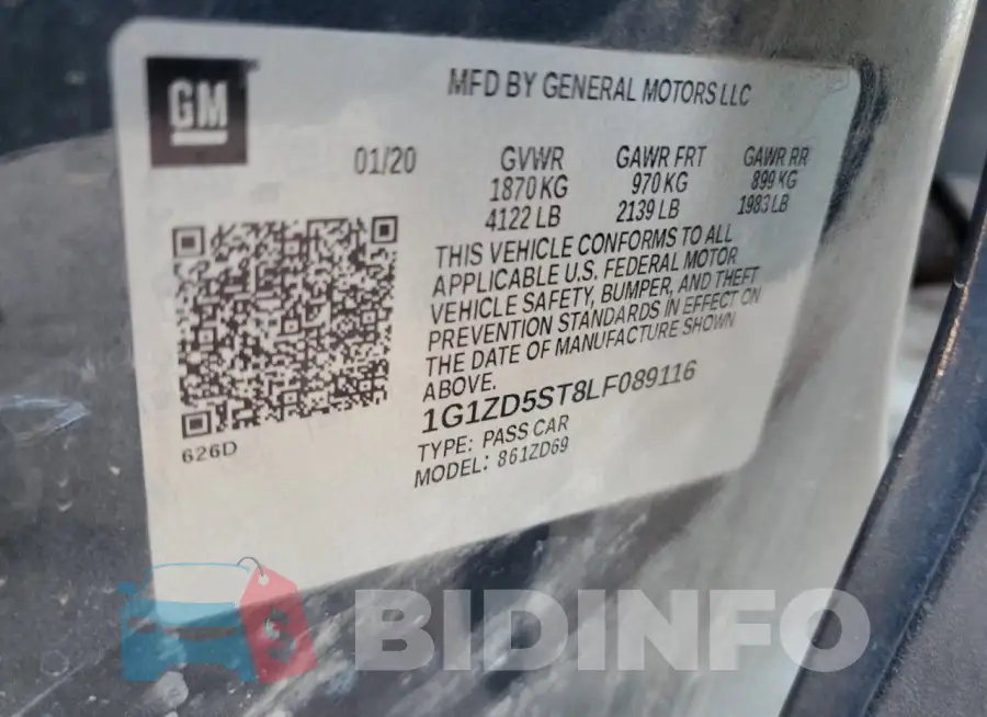 1G1ZD5ST8LF089116 Photo# 12
