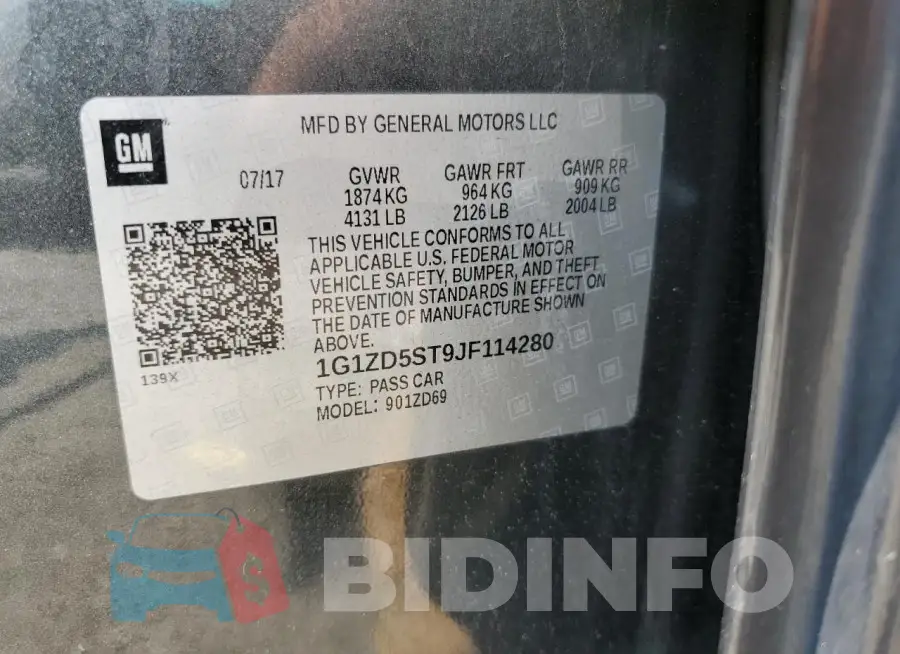 1G1ZD5ST9JF114280 Photo# 12