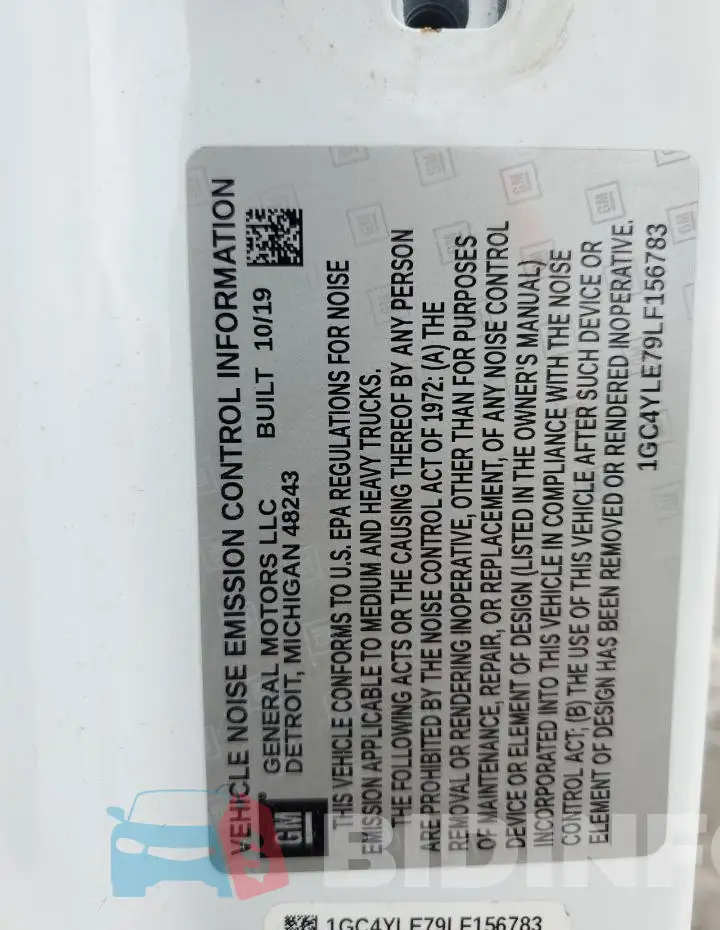 1GC4YLE79LF156783 Photo# 13
