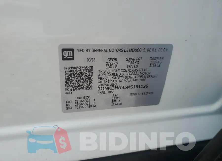 3GNKBHR45NS181126 Photo# 13