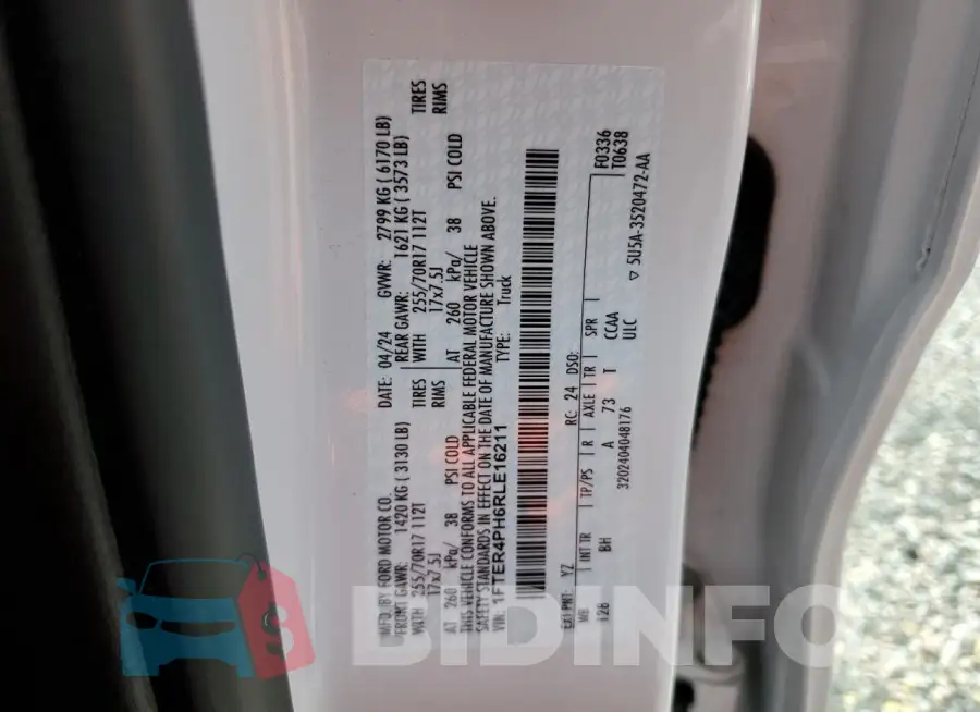 1FTER4PH6RLE16211 Photo# 12