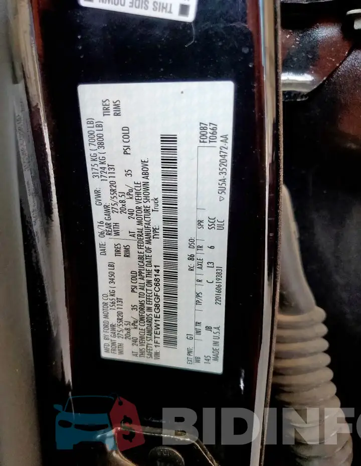 1FTEW1EG8GFC68141 Photo# 12