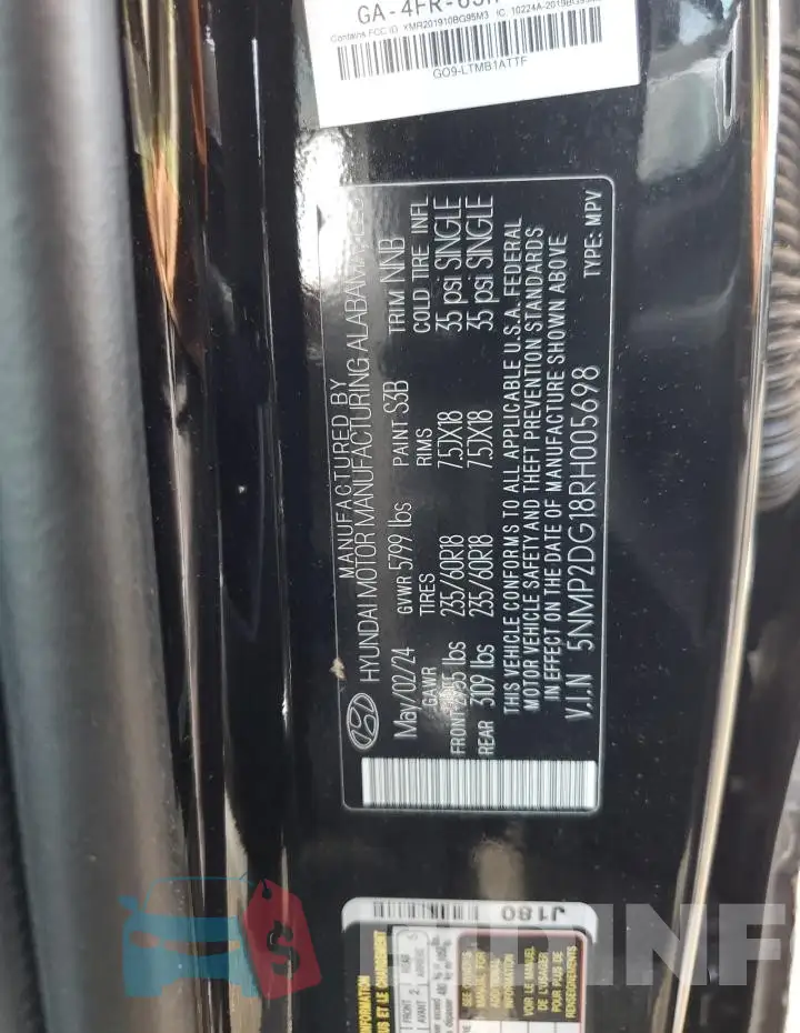 5NMP2DG18RH005698 Photo# 12