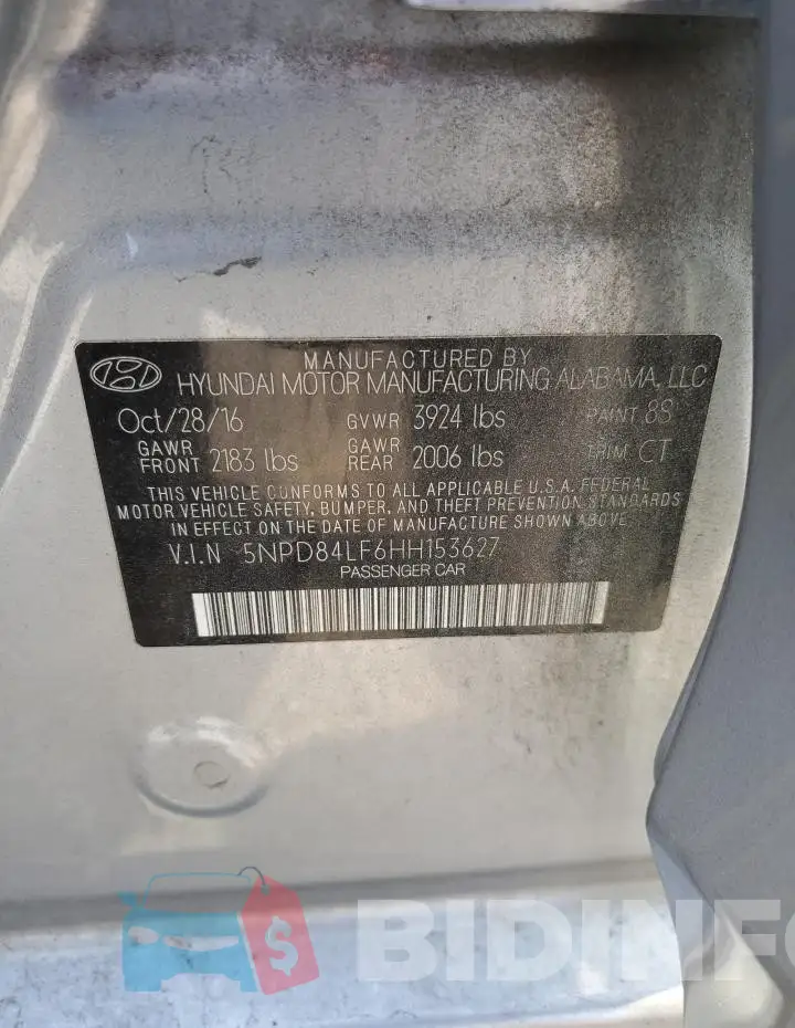 5NPD84LF6HH153627 Photo# 12