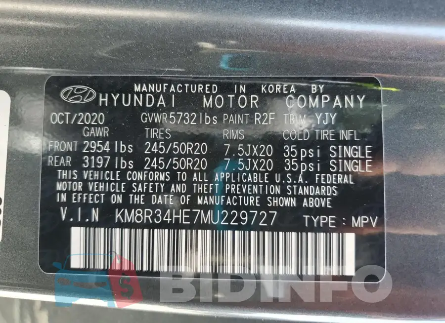 KM8R34HE7MU229727 Photo# 13