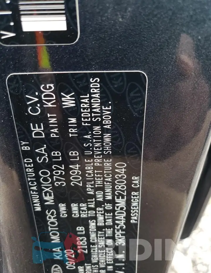 3KPF54AD5ME280340 Photo# 12
