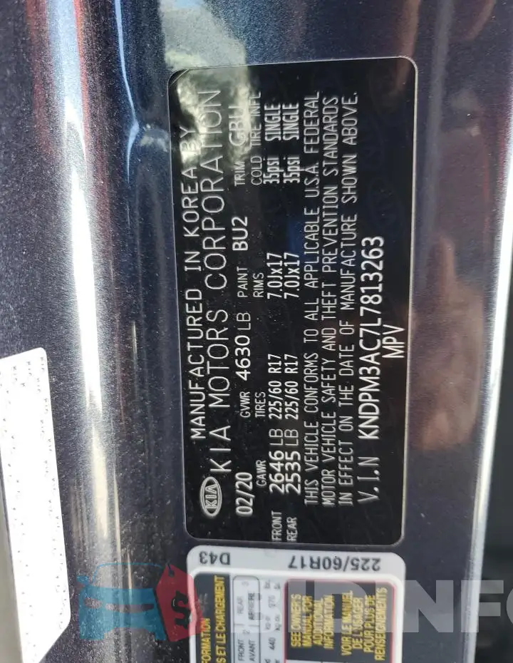 KNDPM3AC7L7813263 Photo# 12