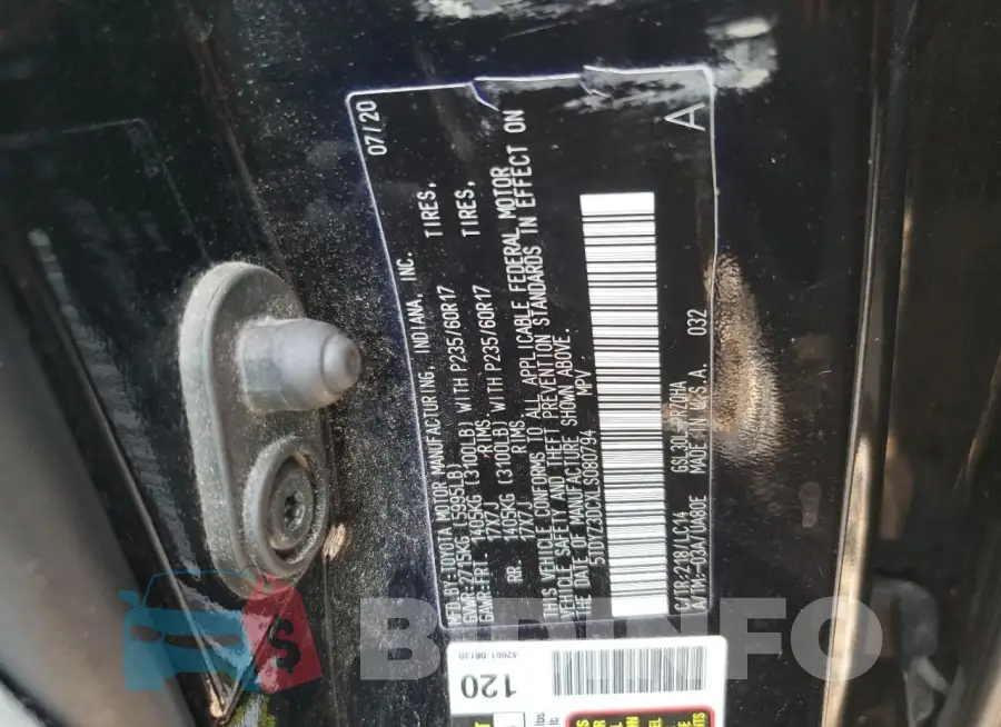 5TDYZ3DCXLS080794 Photo# 13