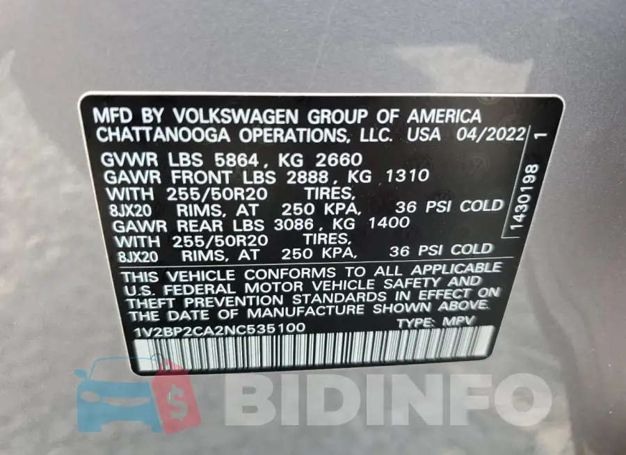 1V2BP2CA2NC535100 Photo# 13