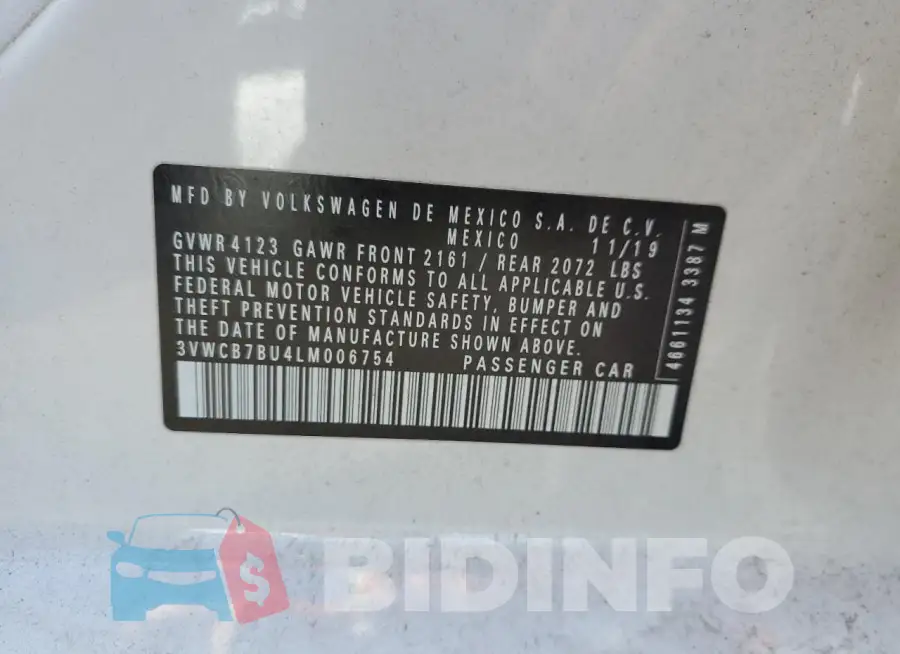 3VWCB7BU4LM006754 Photo# 12
