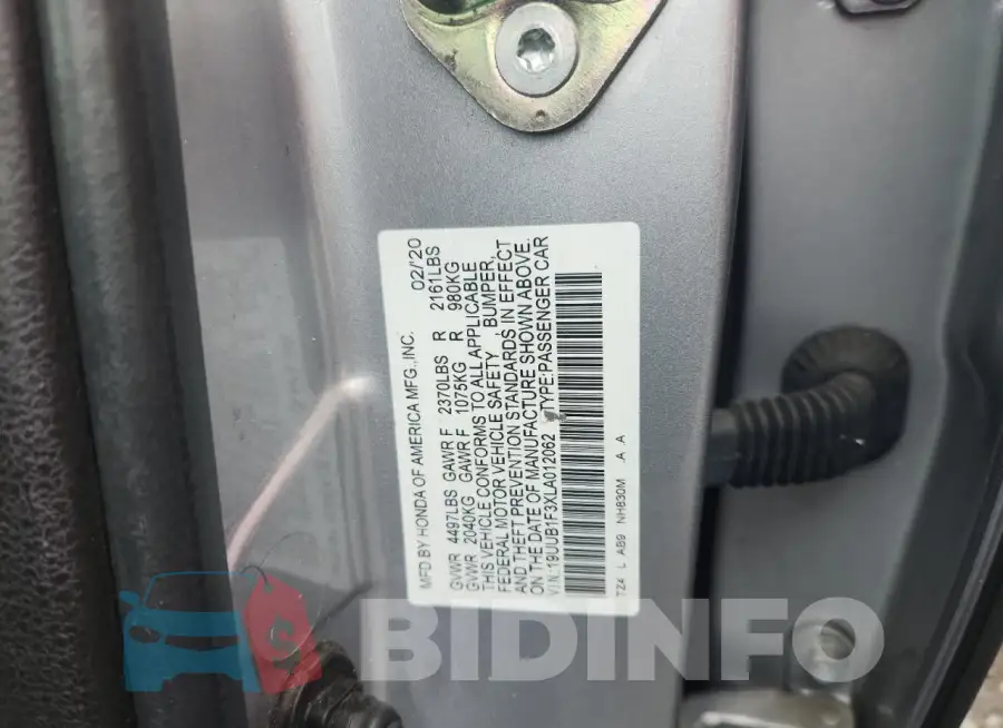 19UUB1F3XLA012062 Photo# 12