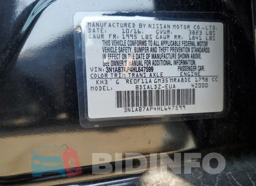 3N1AB7AP4HL647599 Photo# 13