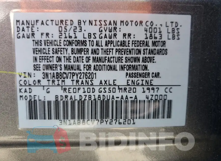 3N1AB8CV7PY276201 Photo# 12