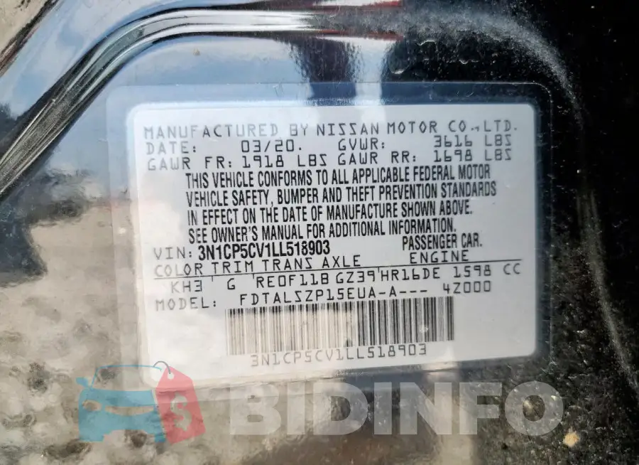 3N1CP5CV1LL518903 Photo# 12