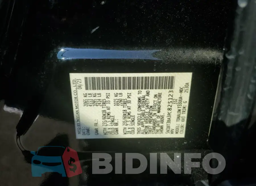 5N1BT3BA3PC825123 Photo# 13