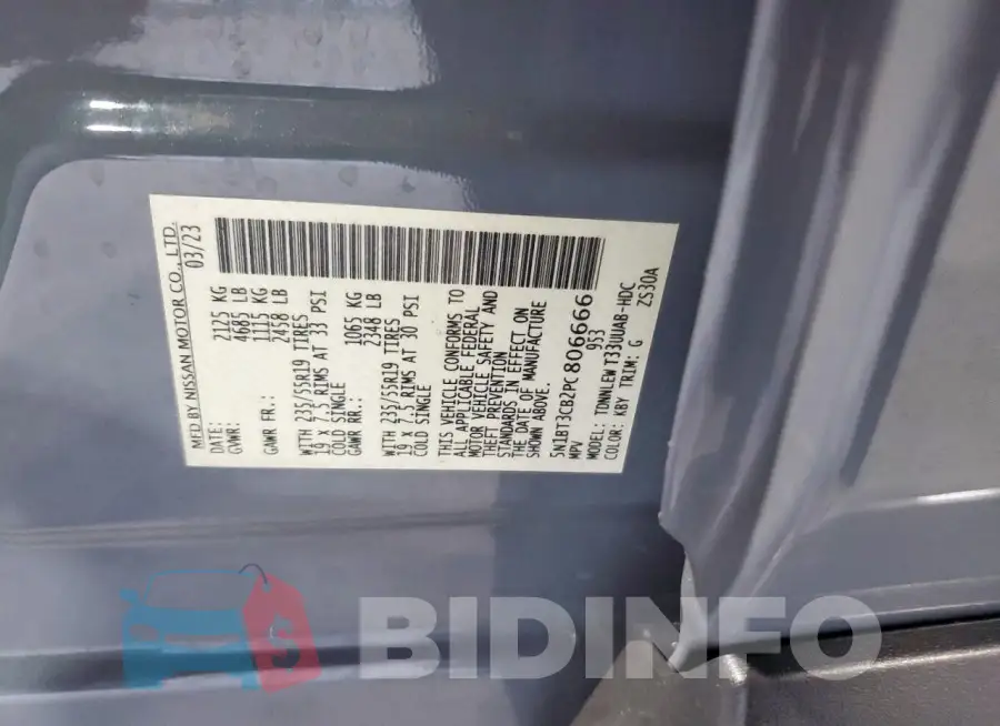 5N1BT3CB2PC806666 Photo# 12