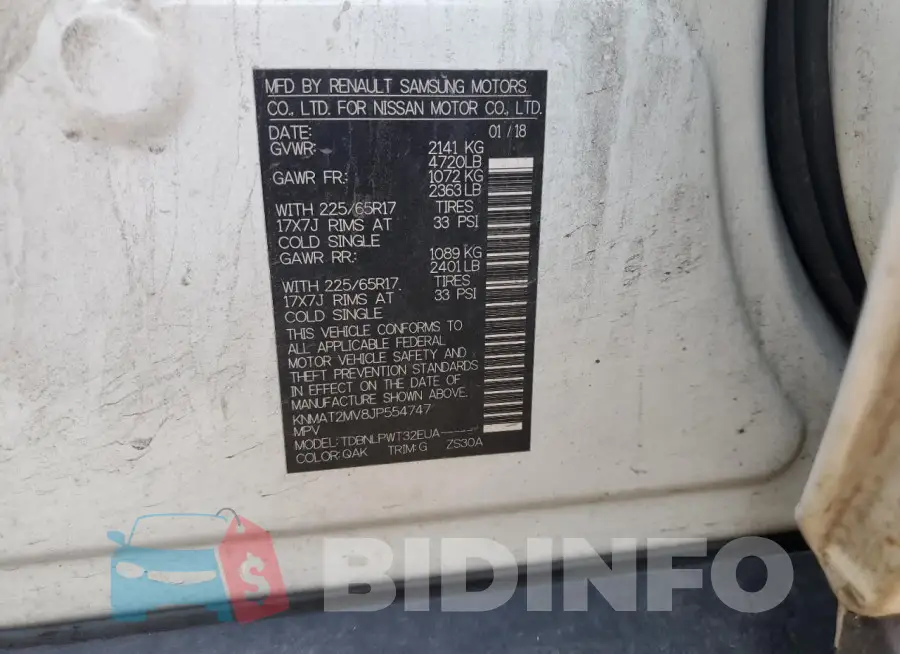 KNMAT2MV8JP554747 Photo# 13