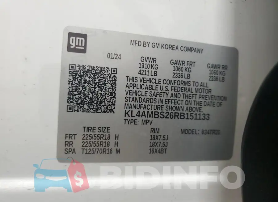 KL4AMBS26RB151133 Photo# 12