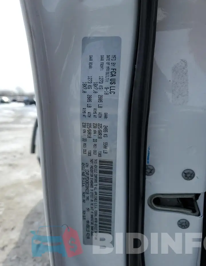 1C4PJMDX3KD304218 Photo# 13