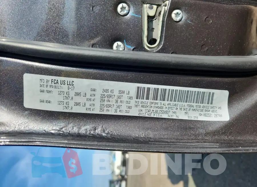 1C4PJMLB2JD520937 Photo# 14