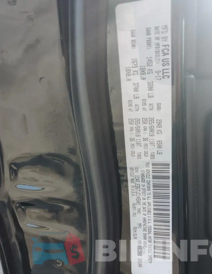 1C4RJEBG7JC145001 Photo# 13