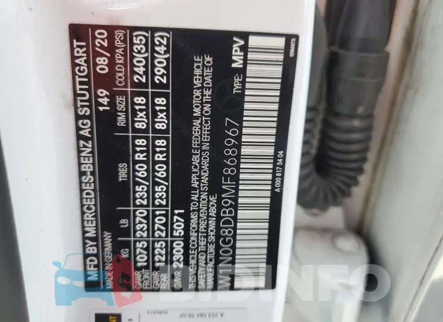 W1N0G8DB9MF868967 Photo# 13