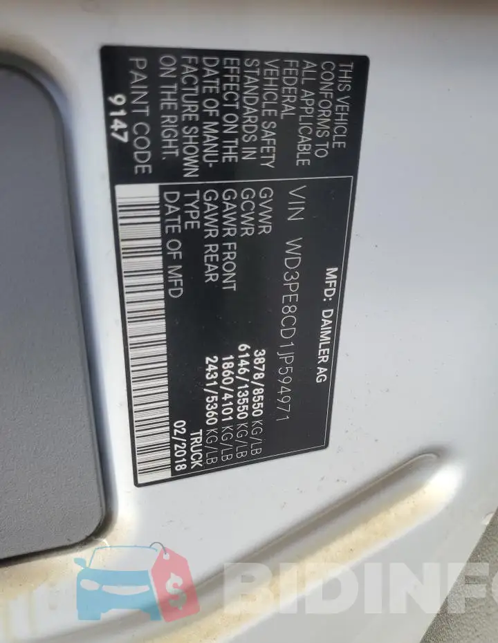WD3PE8CD1JP594971 Photo# 13
