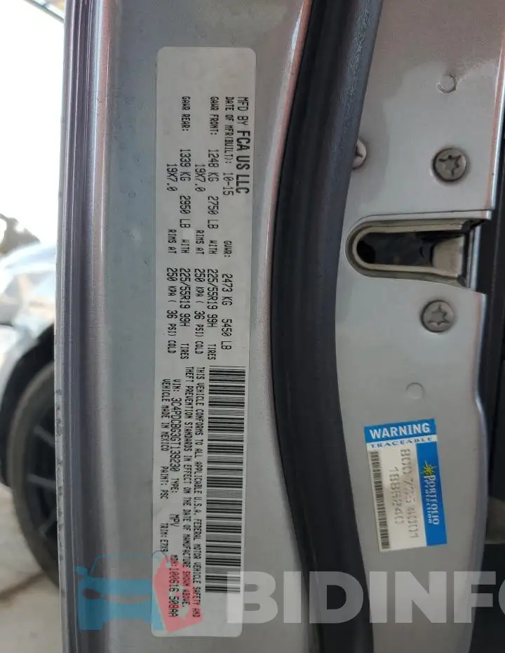 3C4PDCBG3GT139230 Photo# 14