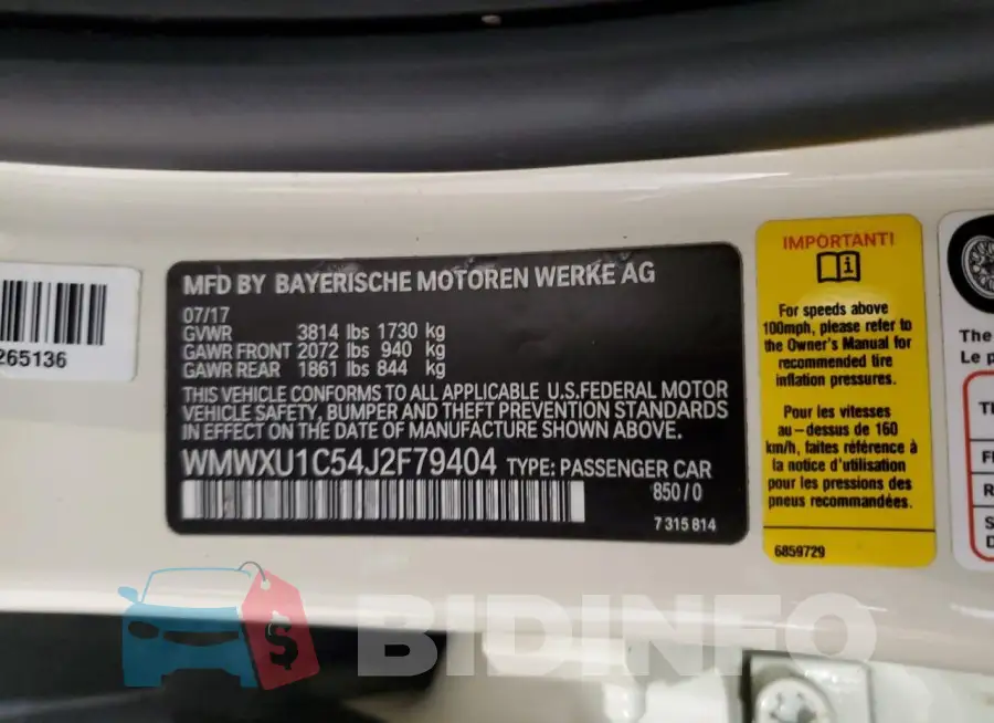 WMWXU1C54J2F79404 Photo# 12