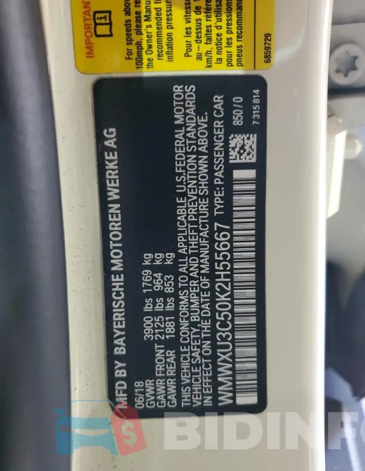 WMWXU3C50K2H55667 Photo# 12