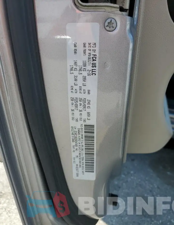 2C4RC1BG2GR247499 Photo# 13