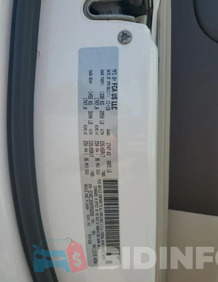 2C4RC1BG4KR592896 Photo# 13