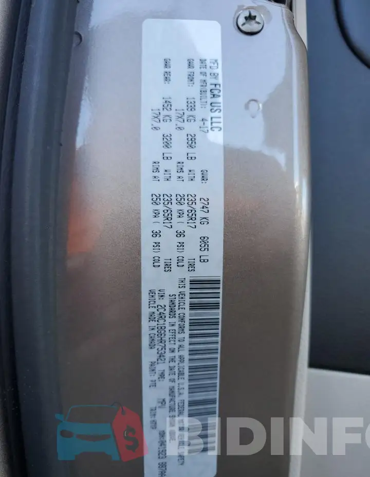 2C4RC1BG6HR753421 Photo# 13